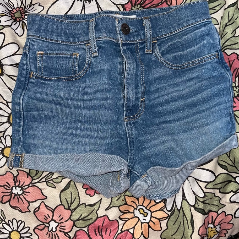 Abercrombie Kids Denim Blue Shorts